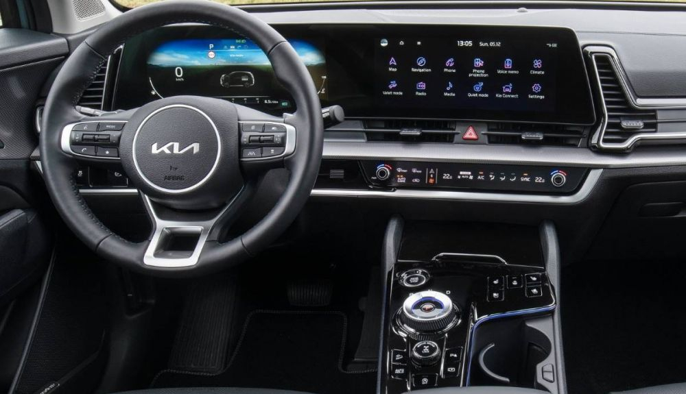El interior del Kia Sportage 2022 El interior del Kia Sportage 2022