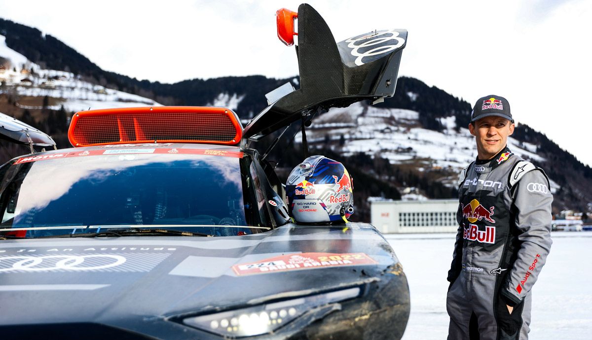El Audi RS Q e-tron del Dakar, con Ken Block.