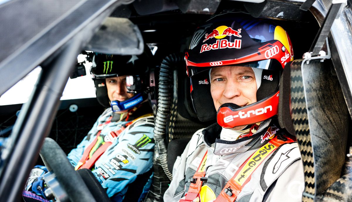El Audi RS Q e-tron del Dakar, con Ken Block.