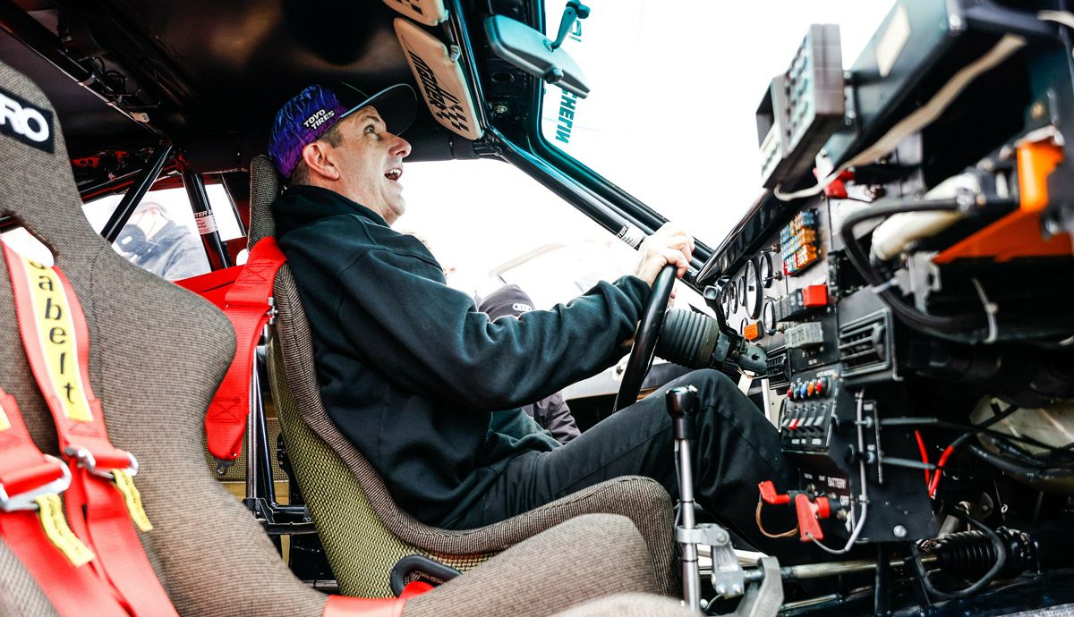 El Audi RS Q e-tron del Dakar, con Ken Block.