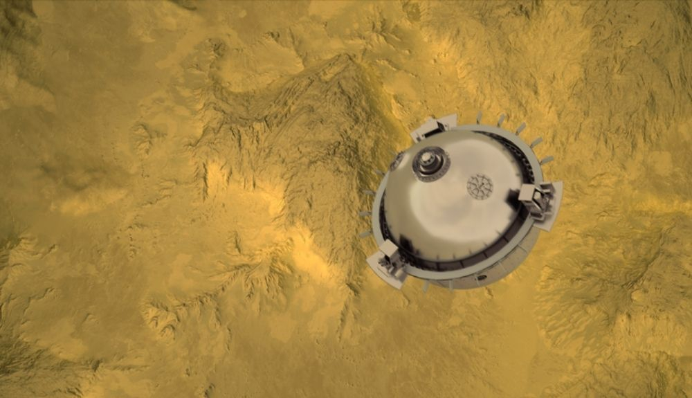 DAVINCI enviará una sonda de un metro de diámetro para observar las altas temperaturas y presiones cerca de la superficie de Venus. DAVINCI enviará una sonda de un metro de diámetro para observar las altas temperaturas y presiones cerca de la superficie de Venus.