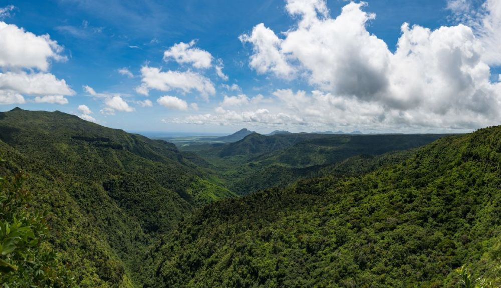 Vista panorámica del Parque Nacional Black River Gorges