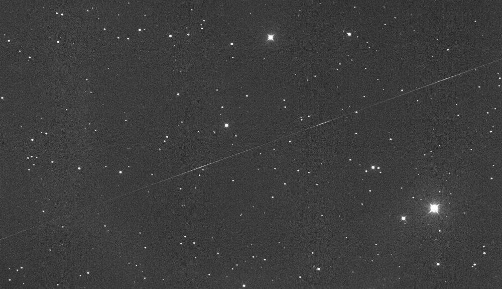 El objeto surcando el cielo sobre Amrum, Alemania, a principios de febrero