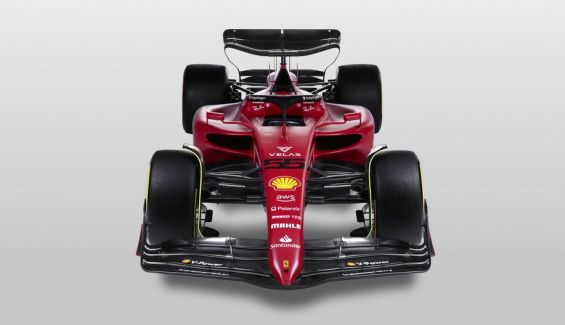 La vista cenital del F1 75 es una de las más elegantes de lo visto hasta ahora