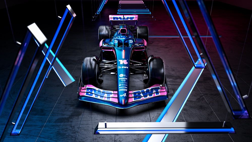 El Alpine A522, monoplaza con el que Fernando Alonso disputará el mundial 2022 de F1