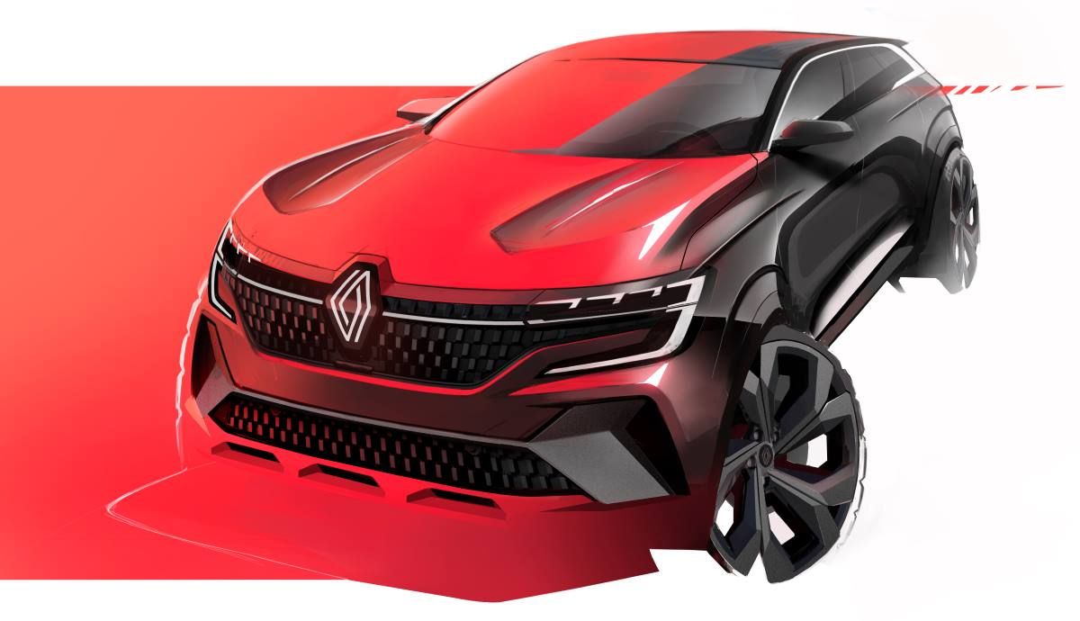 Boceto oficial del nuevo Renault Austral 2022
