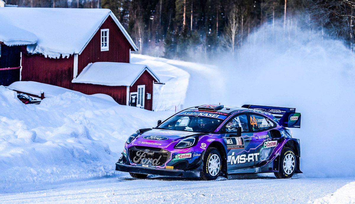 Las mejores imágenes del Rally de Suecia 2022.