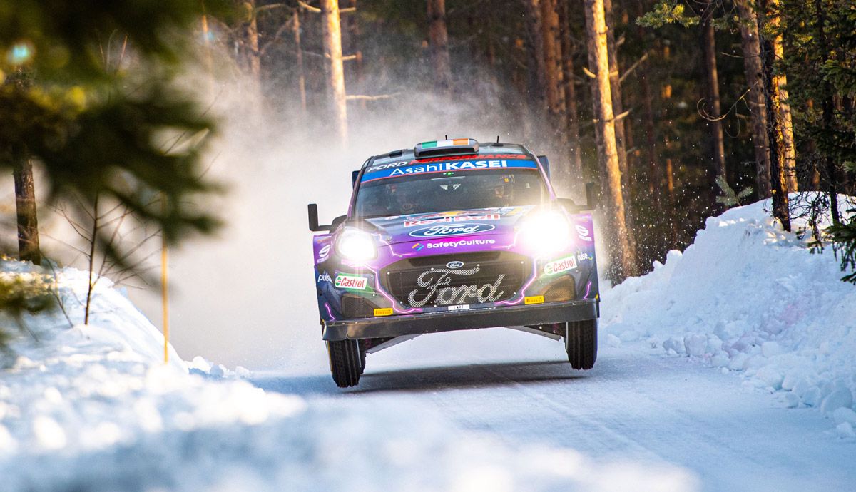 Las mejores imágenes del Rally de Suecia 2022.
