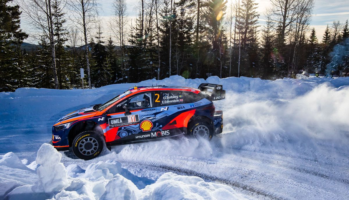 Las mejores imágenes del Rally de Suecia 2022.