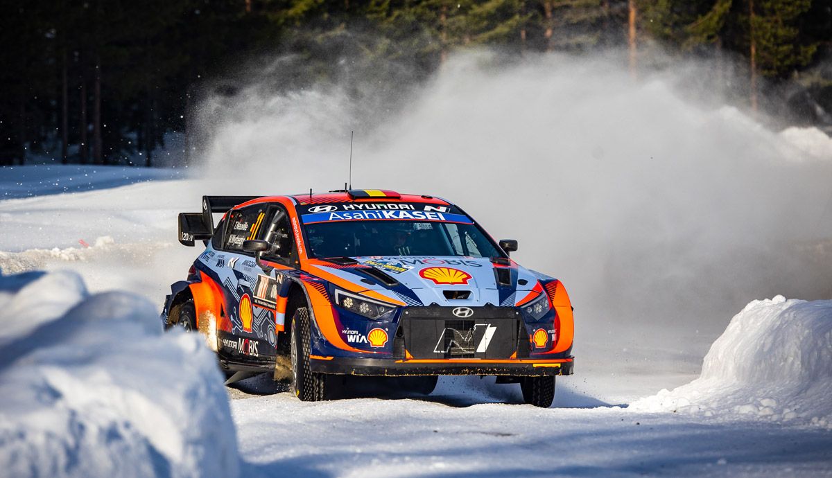 Las mejores imágenes del Rally de Suecia 2022.