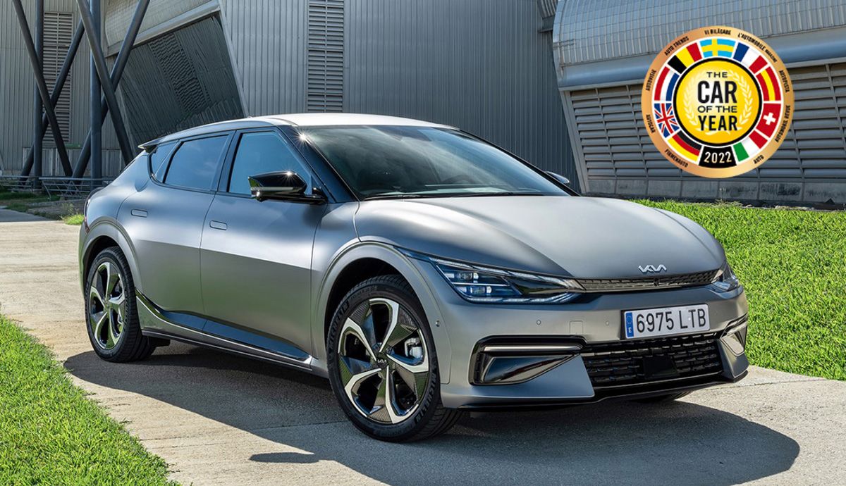 Kia EV6, flamante ganador del Car of the Year 2022.