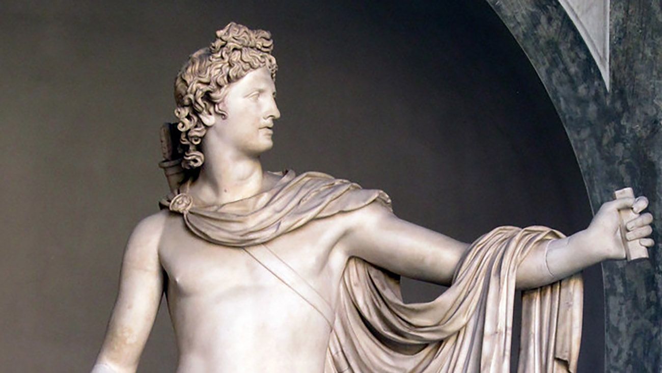 El dios griego Apolo era un hijo obediente de Zeus.