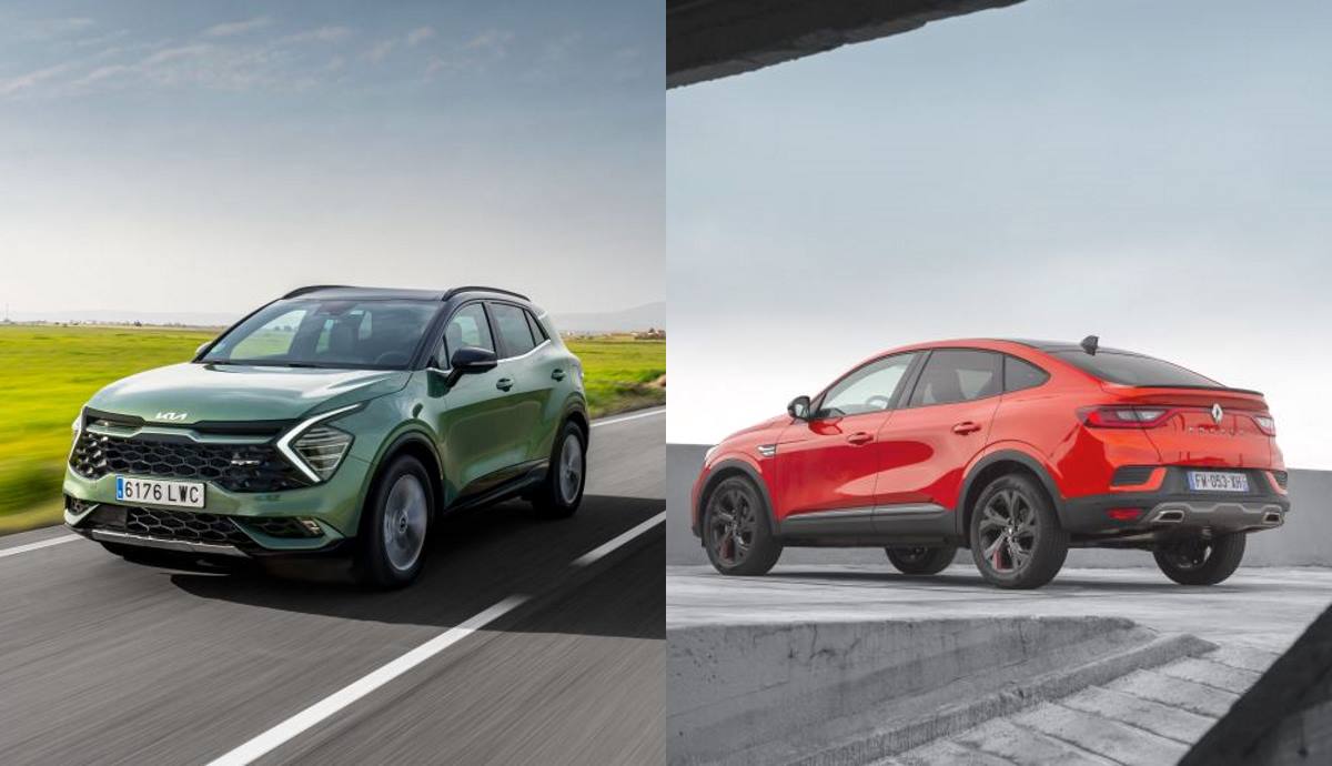 Renault Arkana vs Kia Sportage 2022, los dos SUV de moda, frente a frente