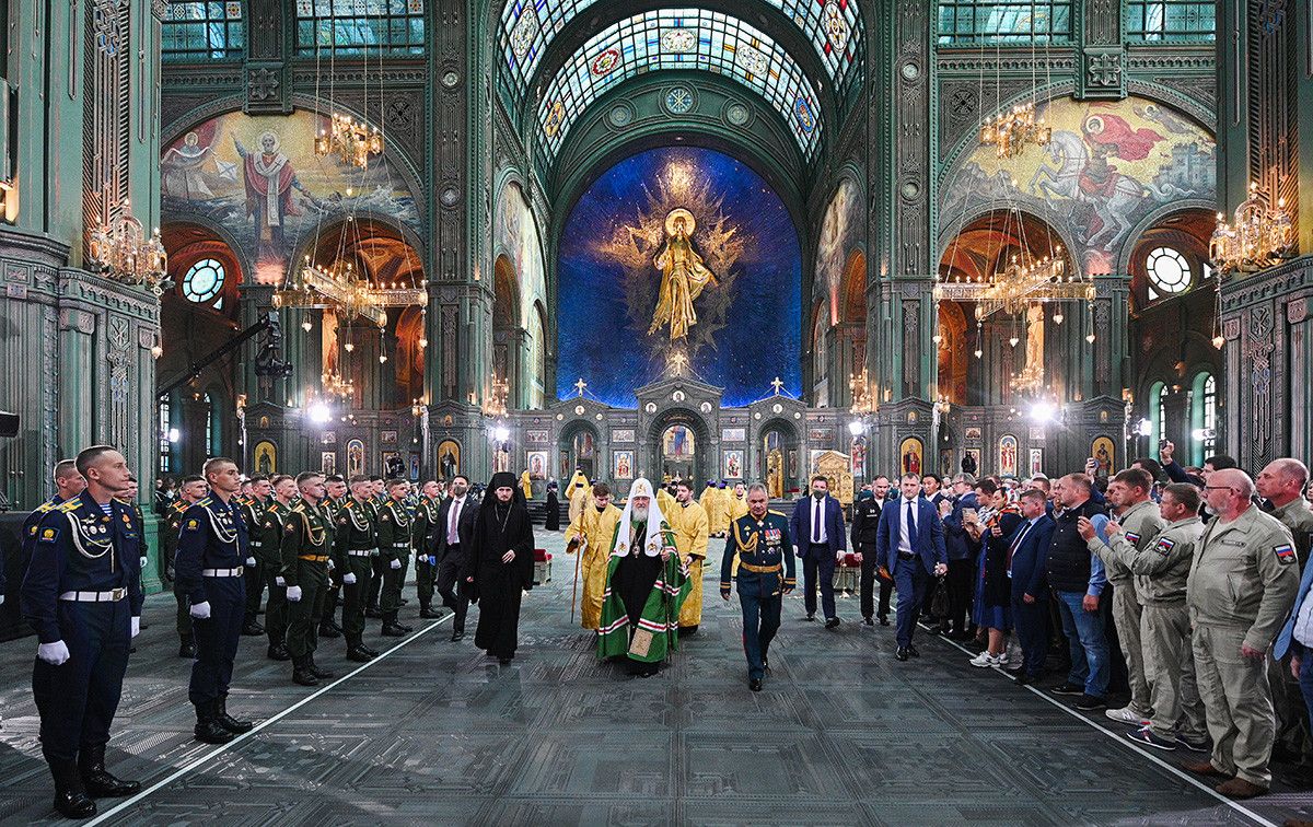 La Catedral Principal de las Fuerzas Armadas Rusas se inauguró en junio de 2020.