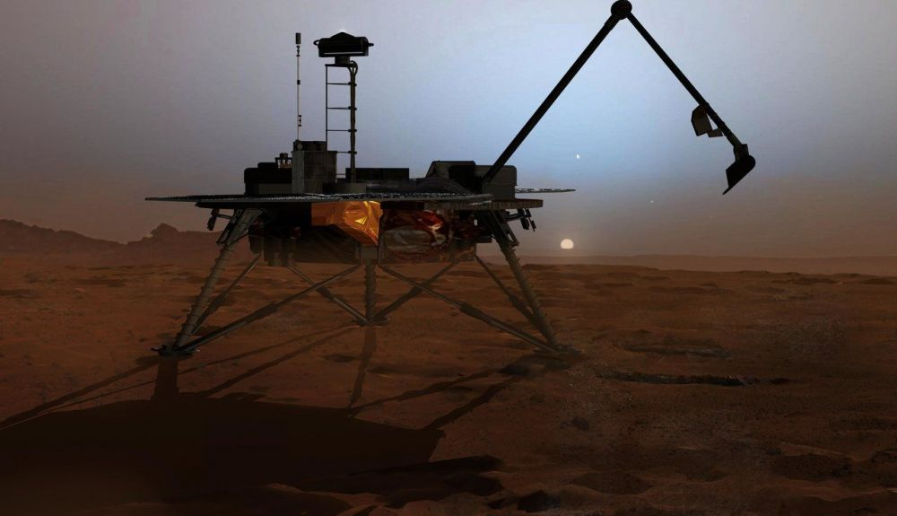 El módulo de aterrizaje Mars Phoenix de la NASA detectó sales de perclorato en el Ártico marciano en 2008.