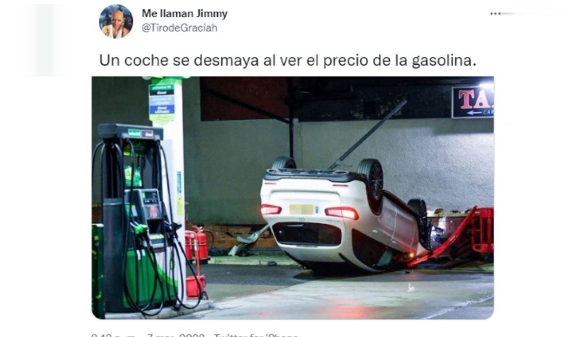 Los mejores memes del precio de la gasolina y el diésel, hasta los coches se desmayan (VÍDEO)