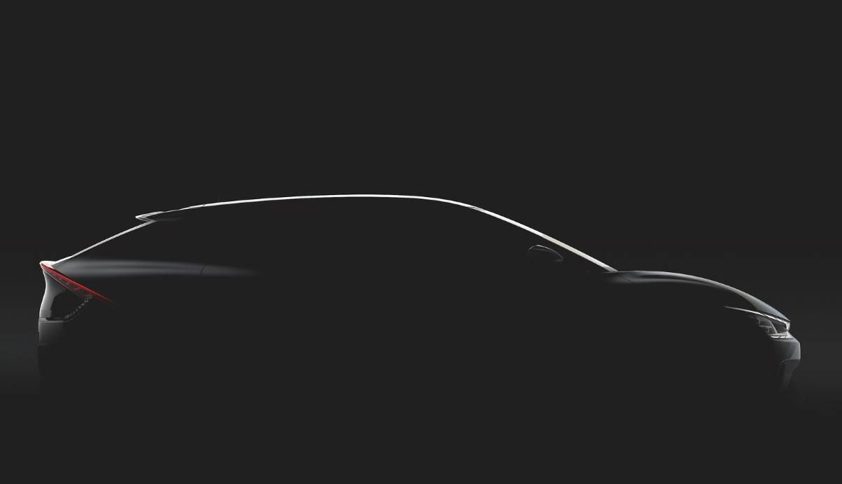 Silueta del concept que dio lugar al Kia EV6