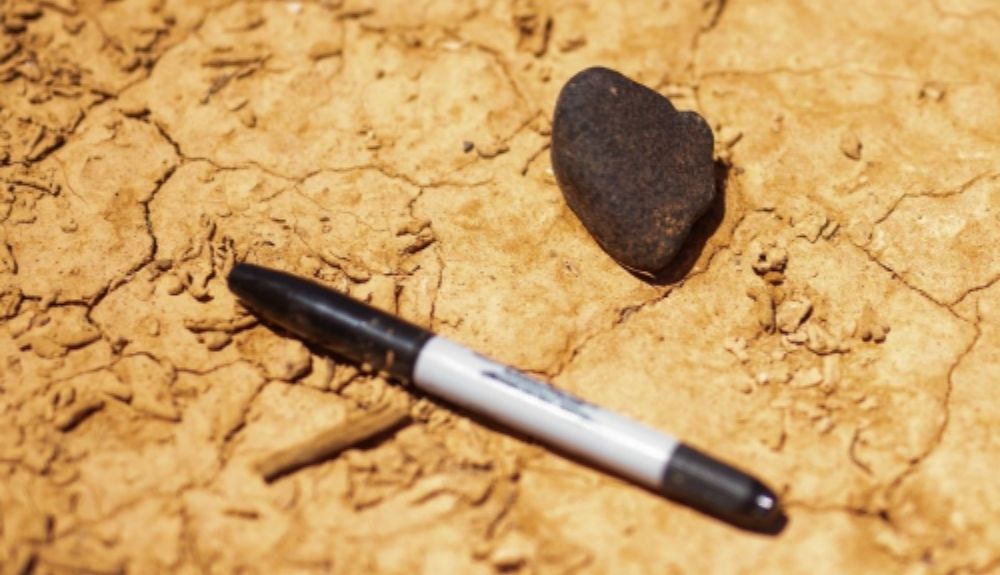Entre los meteoritos encontrados por los drones, estaba uno de 70 gramos.
