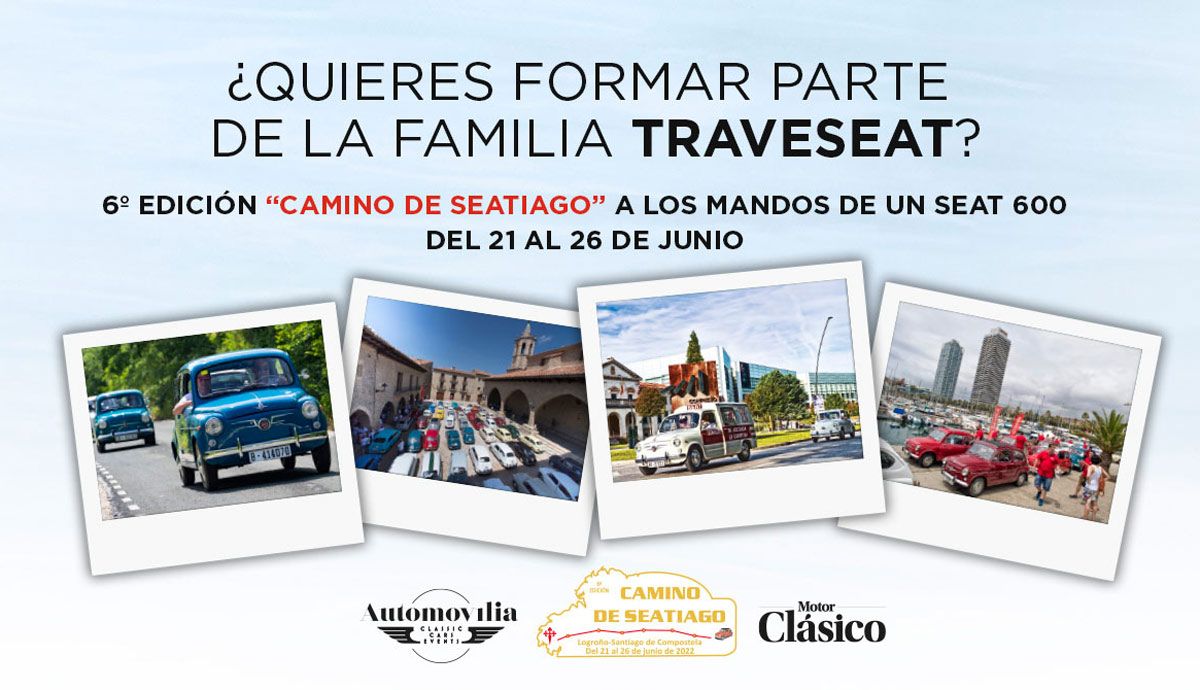 Participa en el sorteo y podrás formar parte de la VI edición de la TraveSEAT gracias a Motor Clásico y Automovilia.