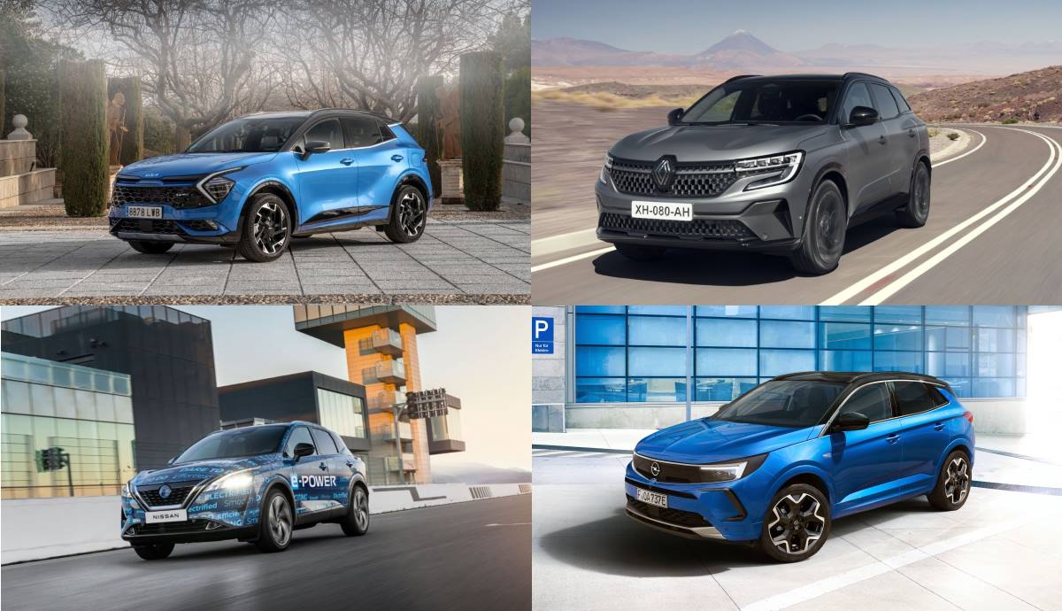 Nissan Qashqai, Kia Sportage, Renault Austral y Opel Grandland, qué SUV medio es mejor