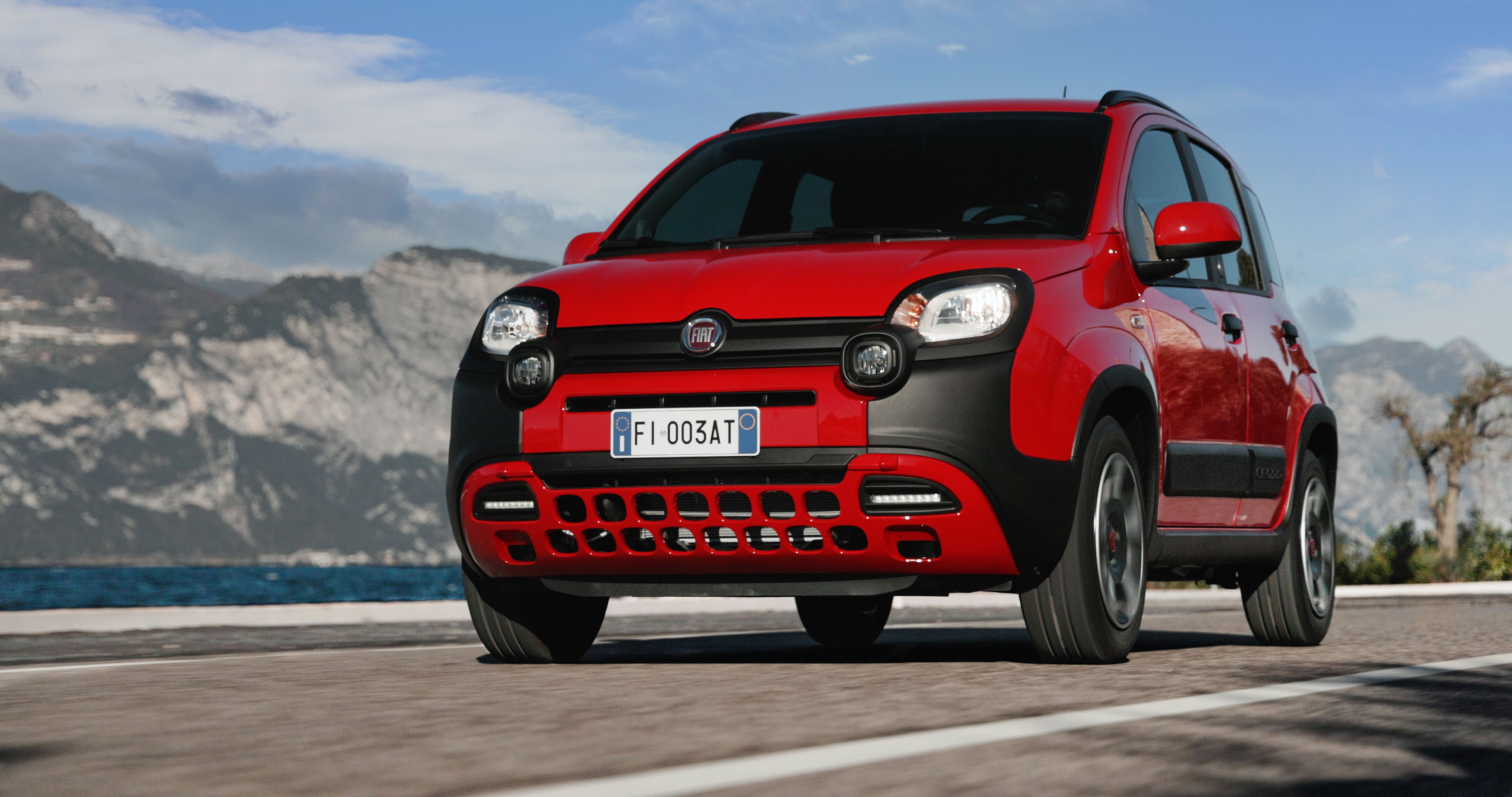 Fiat Panda Red.