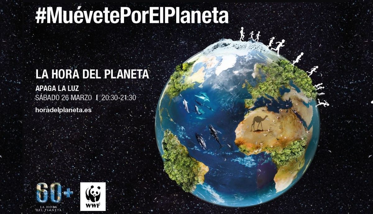 Cartel anunciador de la Hora del Planeta 2022.