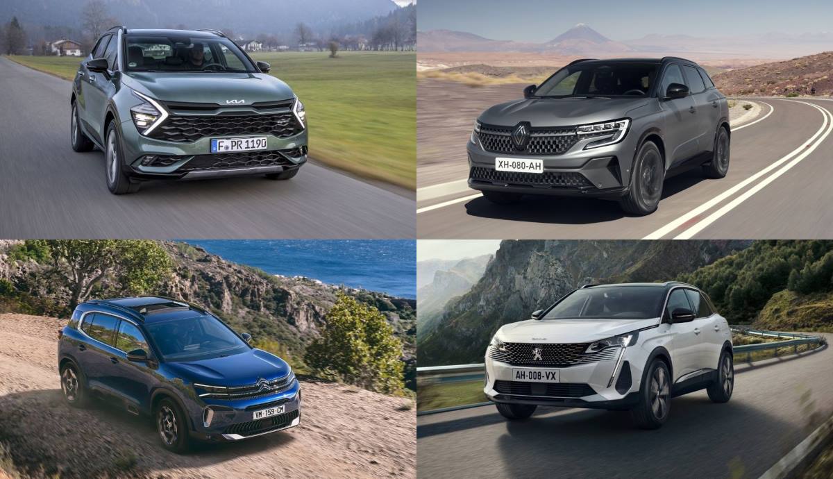 Nuevo Renault Austral frente a Peugeor 3008, Kia Sportage y Citroën C5 Aircross