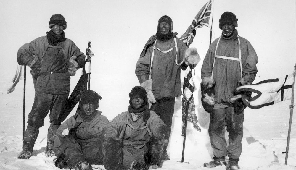 La expedición Terra Nova al Polo Sur.