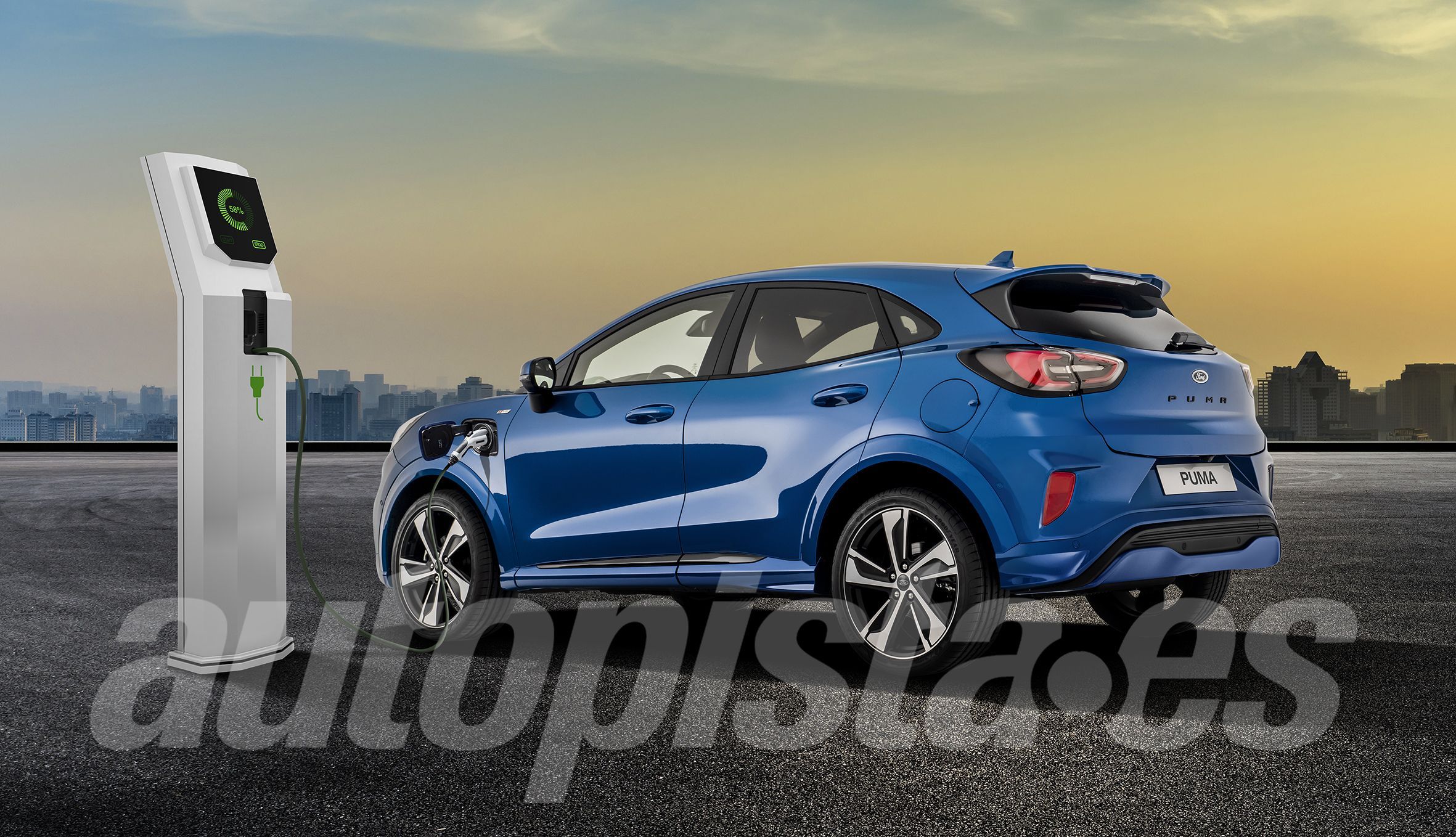 Fotomontaje del Ford Puma eléctrico que se venderá desde 2024
