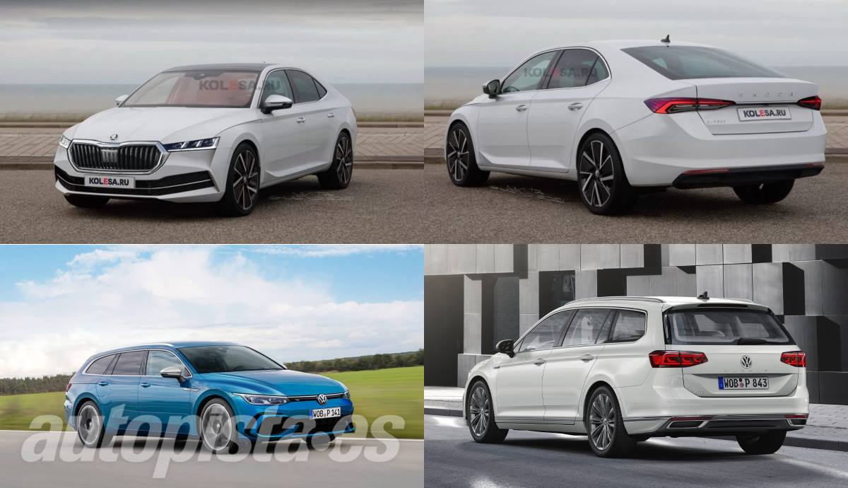 Skoda Superb y VW Passat 2023, los secretos de las nuevas berlinas
