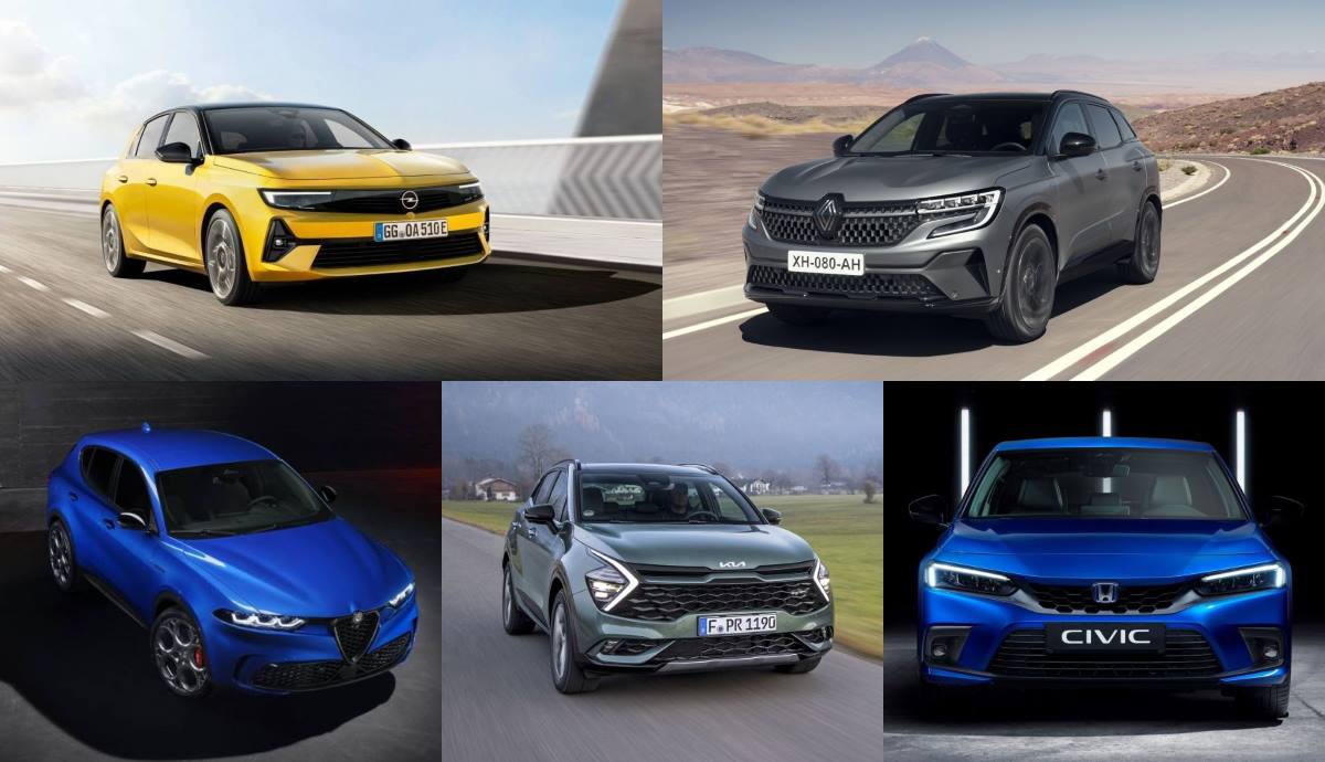 Las 5 novedades estrella de 2022, Astra, Austral, Tonale, Civic y Sportage