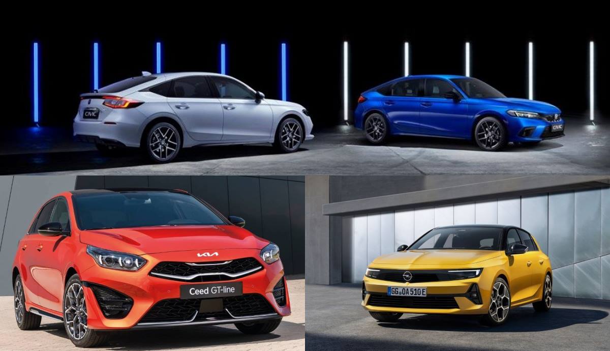 Honda Civic frente a Kia Ceed y Opel Astra