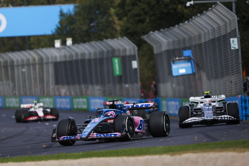 Fernando Alonso (Alpine) cruzó la meta en la 17ª posición. FOTO: C.Francese