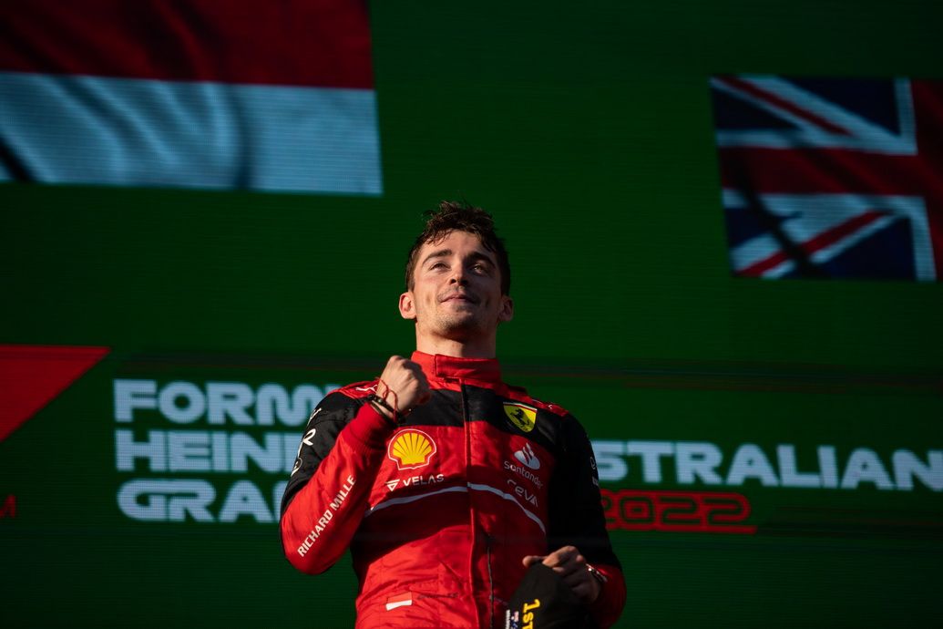 Victoria de Charles Leclerc (Ferrari) con Grand Chelem incluido y además, piloto del día. FOTO: C.Francese