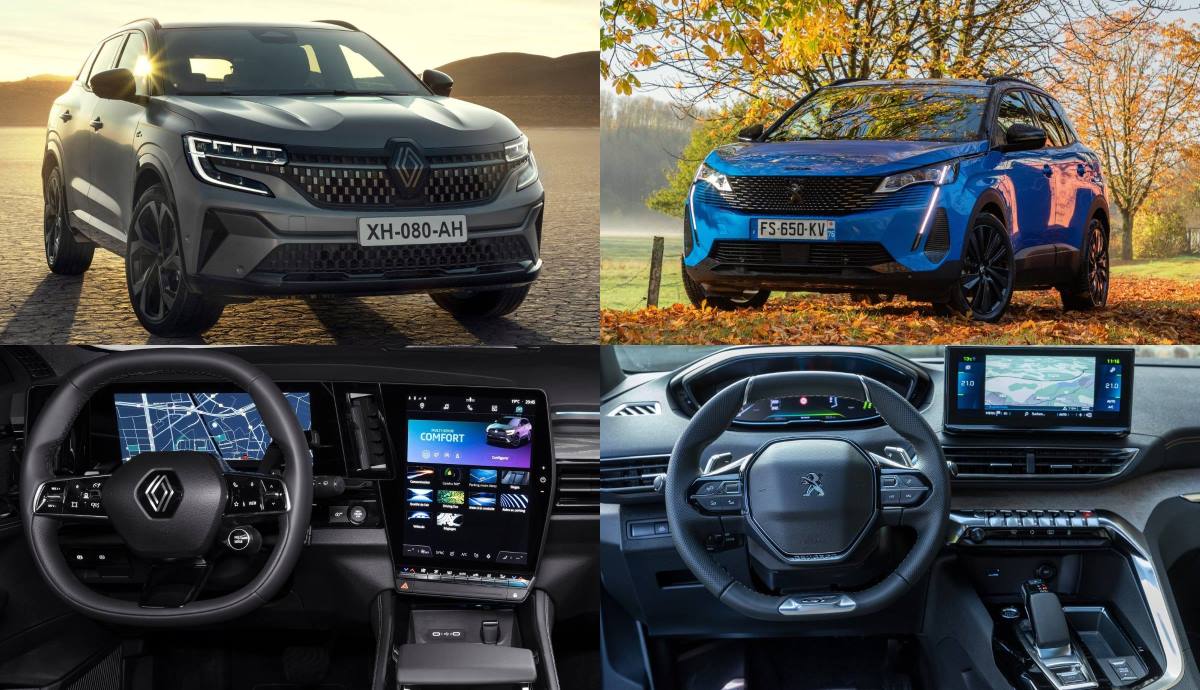 Renault Austral frente a Peugeot 3008