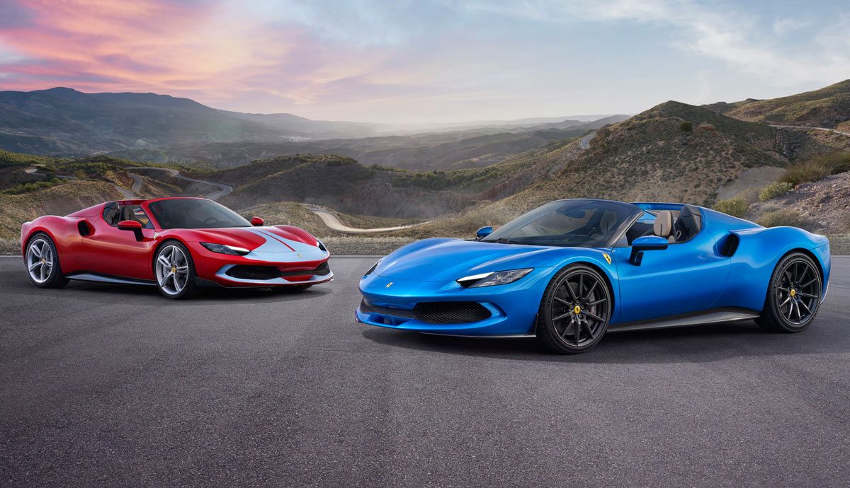 Así es el Ferrari 296 GTS, el nuevo descapotable biplaza híbrido enchufable de la marca italiana.