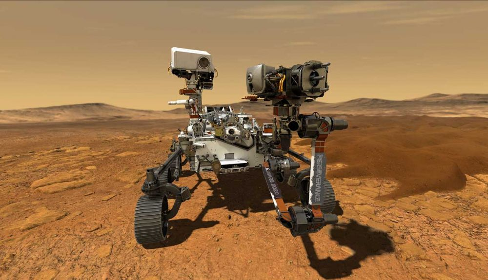 El rover Perseverance de la NASA. El rover Perseverance de la NASA.