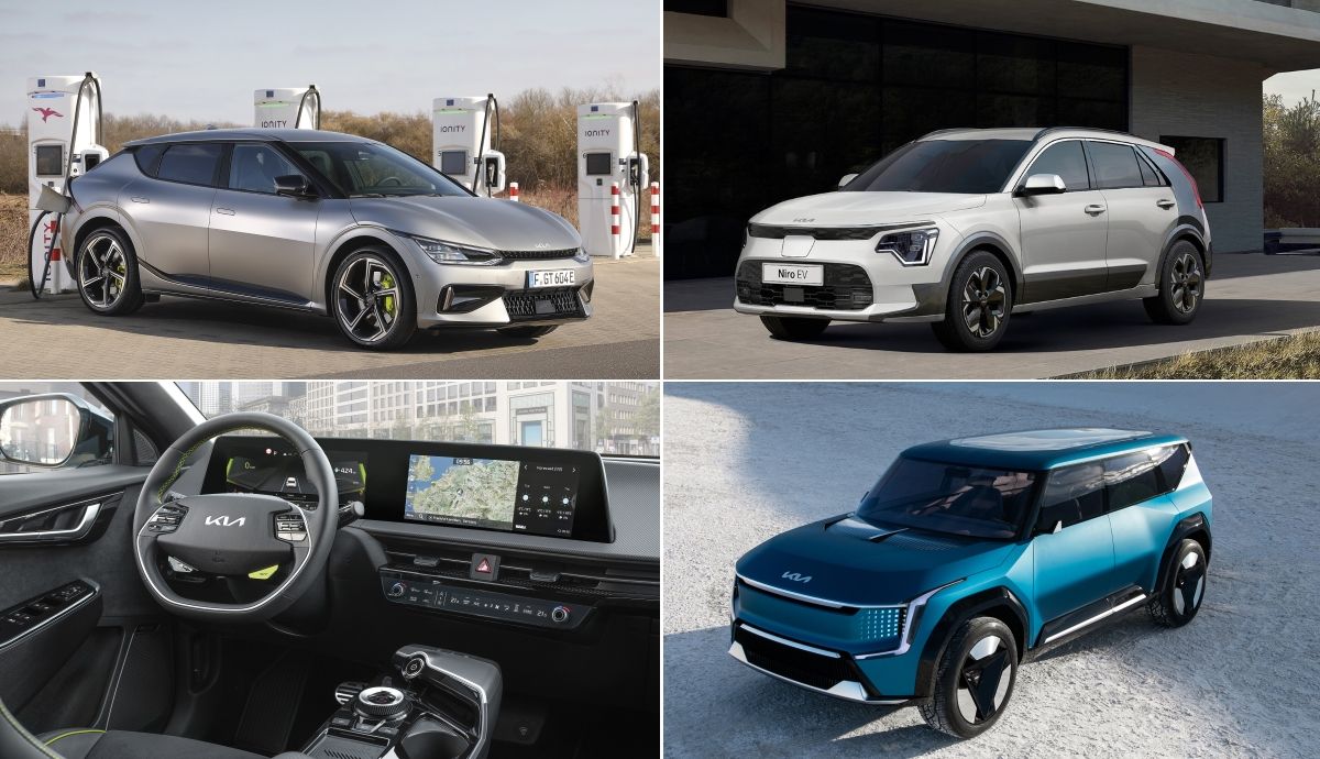 Los nuevos SUV de Kia en 2022 y 2023, Niro, EV6 GT y EV9