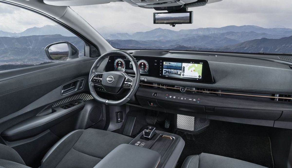 Vida a bordo en el nuevo Nissan Ariya, interior tan zen como revolucionario para el SUV eléctrico