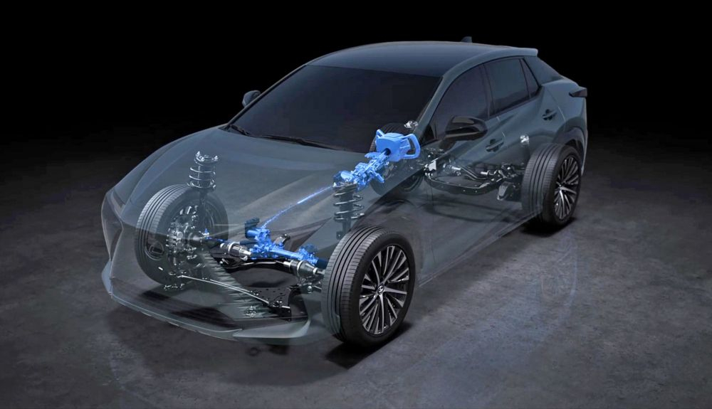 Lexus RZ 450e. Sistema de dirección steer by wire