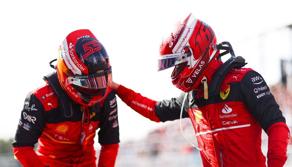 Leclerc y Sainz consiguieron el 1-2 en calificación para Ferrari en Miami 