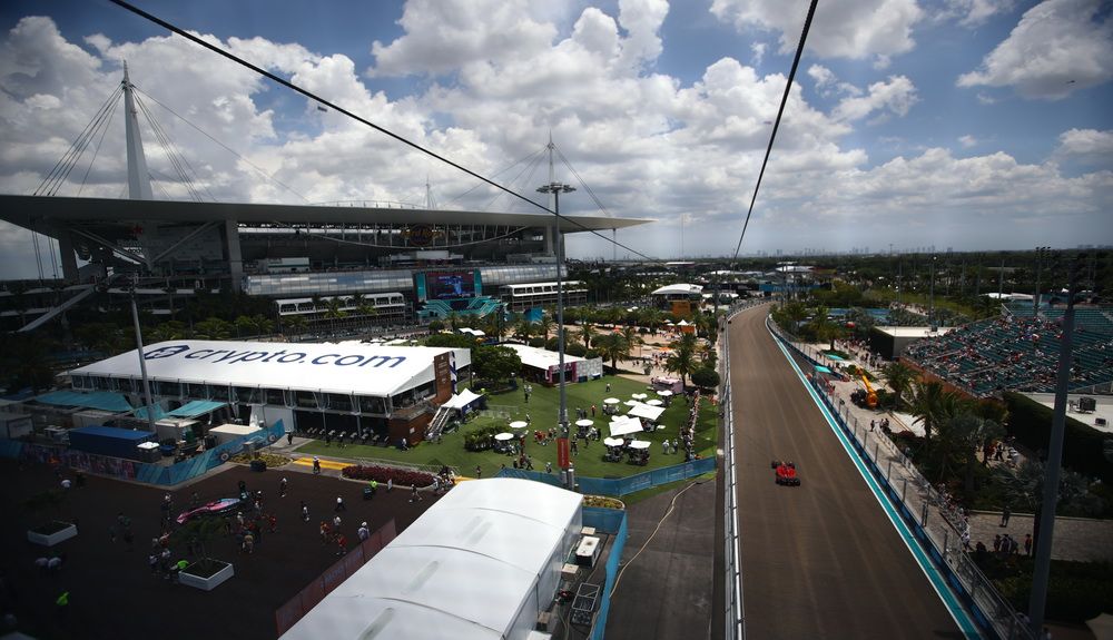 Circuito de Miami donde a las 21h30 se dará la salida de la carrera