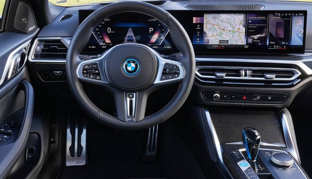 El interior de la nueva berlina podría tener muchos parecidos con el BMW i4 El interior de la nueva berlina podría tener muchos parecidos con el BMW i4