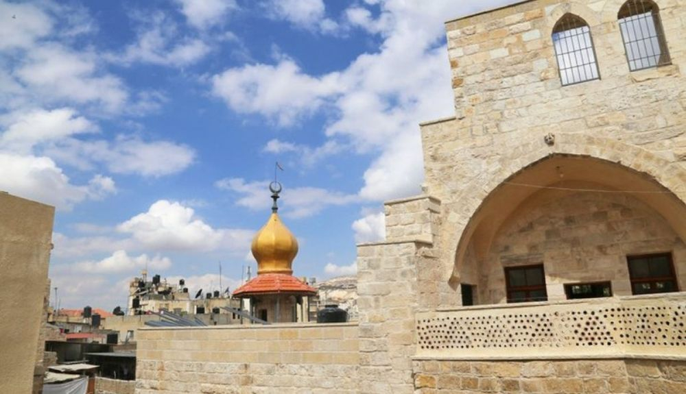 Un detalle de la ciudad vieja de Nablus. Un detalle de la ciudad vieja de Nablus.