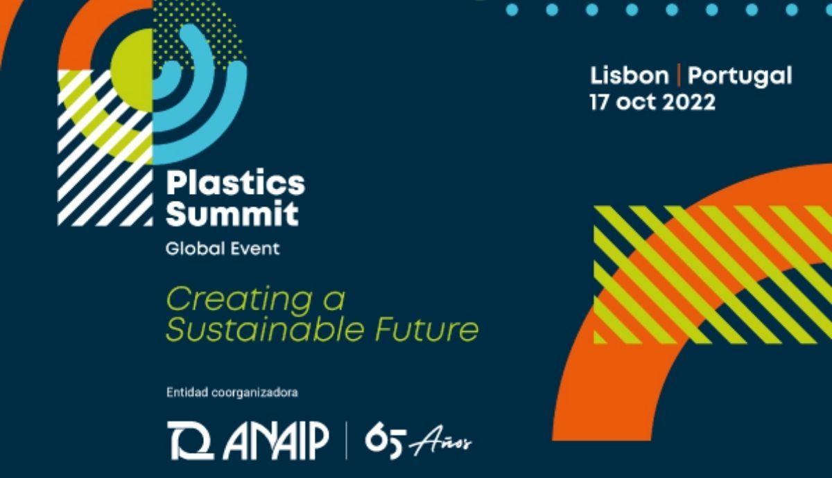 Cartel del Plastics Summit, el primer congreso mundial de la industria del plástico.