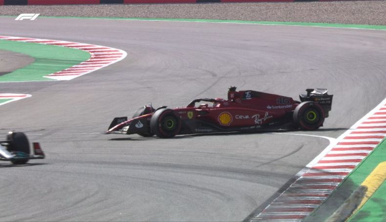 Q3 Trompo de Leclerc en su primer intento de vuelta rápida de la Q3