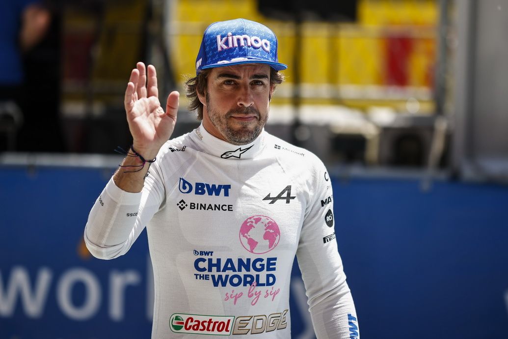 Fernando Alonso (Alpine) partirá desde la última posición