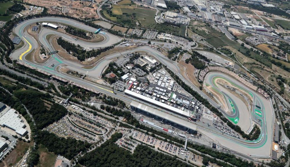 Vista aérea del Circuit de Barcelona Catalunya