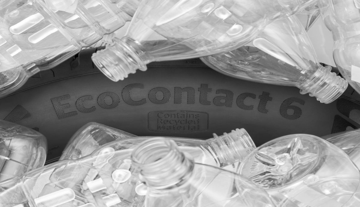 Así son los primeros neumáticos fabricados a partir de botellas de plástico recicladas