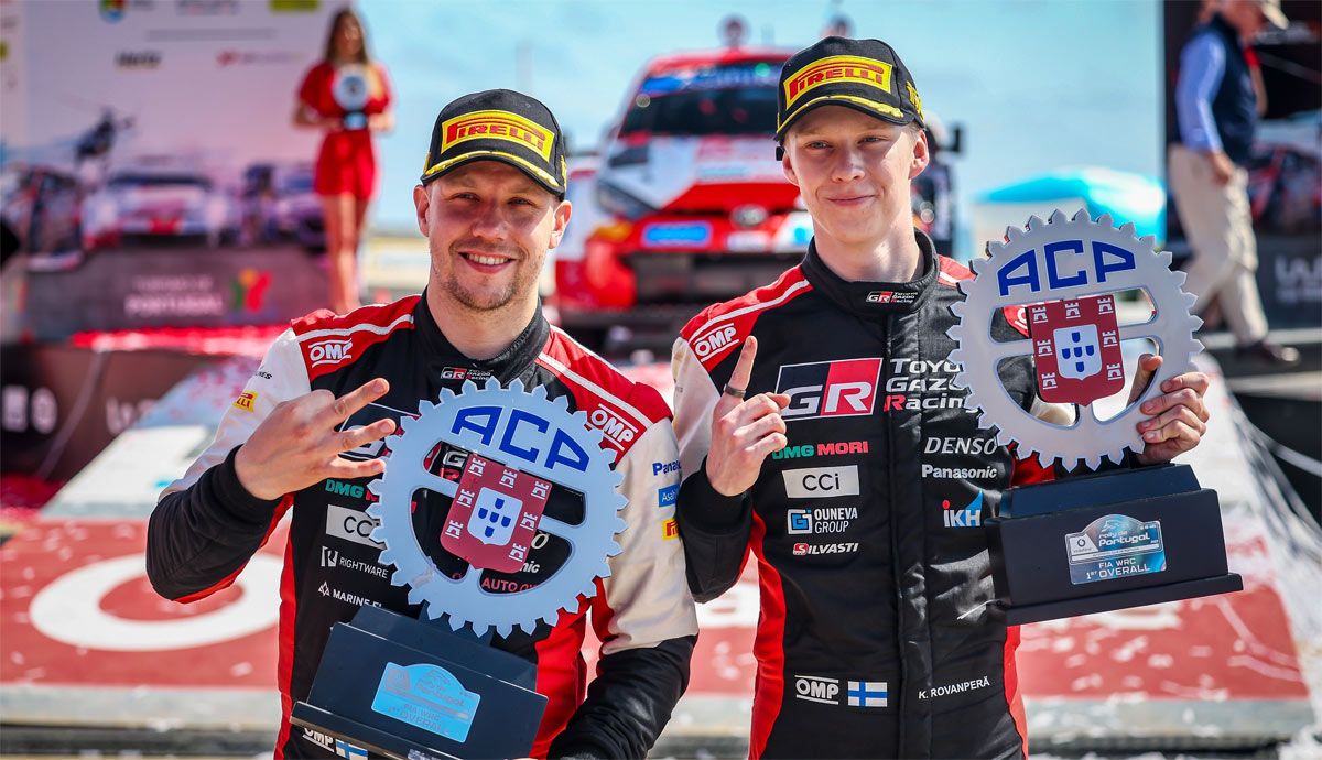 Kalle Rovanperä vuelve a ganar y es todavía más líder del Mundial de Rallyes 2022. Foto: Toyota.